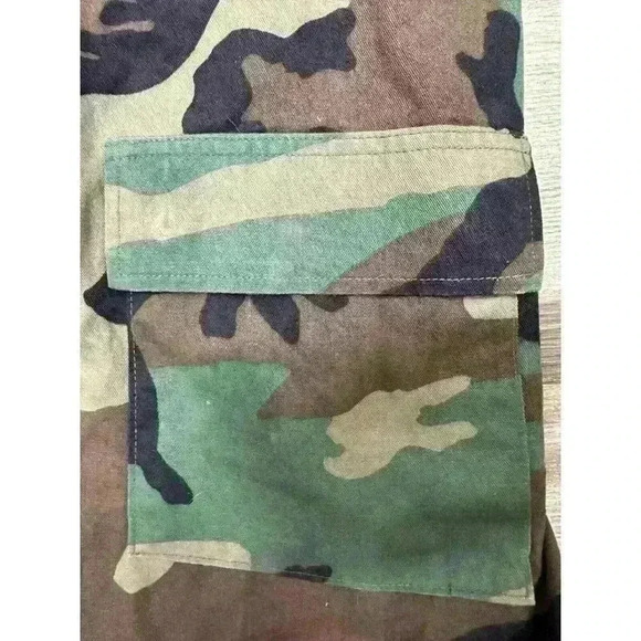 Men's US Army Air Force Military Field Jacket Coat Size Medium M XLong Patches - Picture 5 of 12